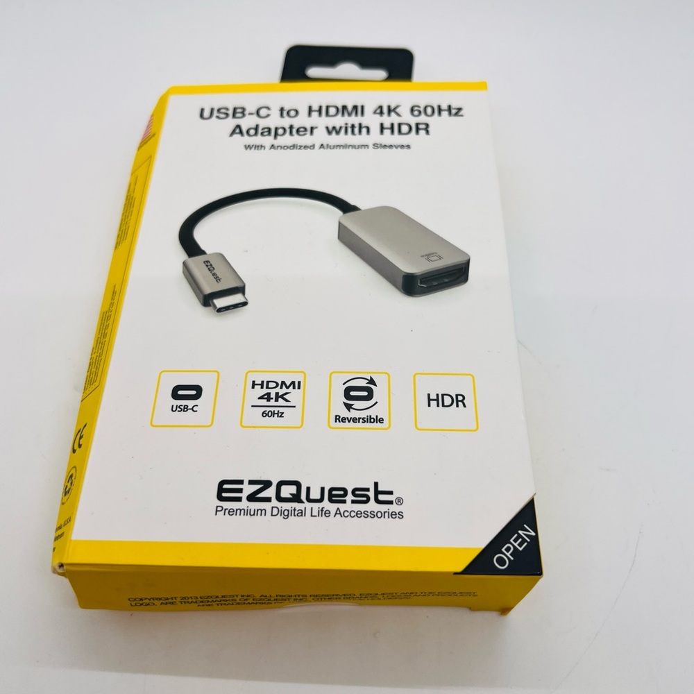 NWT eZQuest USB-C to HDMI 4K 60Hz Adapter with HDR